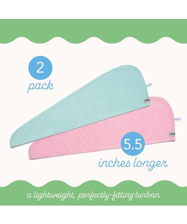 Turbie Twist XL Hair Towels - Quick-Dry Highly Absorbent & Perfect for All Hair Types | Shop Internationally - Buy Online on GoSupps.com