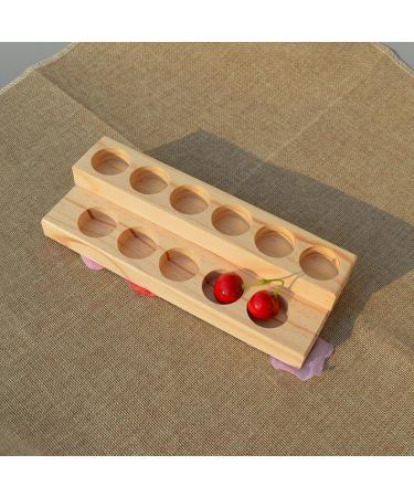 Mknzome Essential Oil Display Stand - 11 Holes Aromatherapy Organizer for Oils Nail Polish & Lipstick - Multifunctional Wooden Holder Gift - Buy Online on GoSupps.com