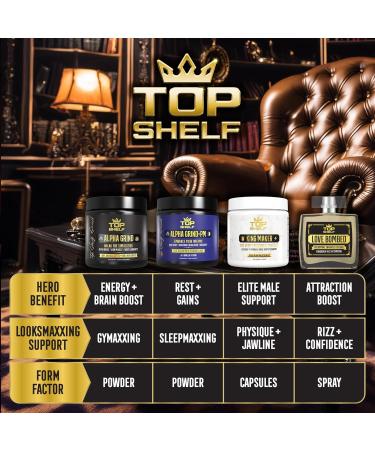 Alpha Grind Instant Maca Coffee for Men | Natural Energy & Brain Boosting Nootropic | Lean Muscle Growth | 30 Servings - Buy Online on GoSupps.com