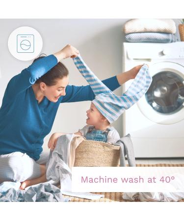 Baby Moses Basket Fitted Sheet 2 Pack - Oval Grey Soft Cotton Sheets for Moses Baskets - Buy Online on GoSupps.com