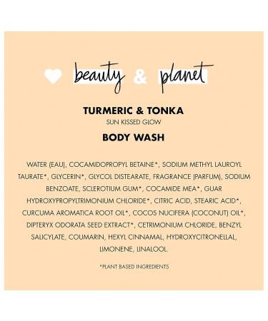 Love Beauty & Planet Body Wash Turmeric & Tonka Essence 16 oz - Buy Online on GoSupps.com