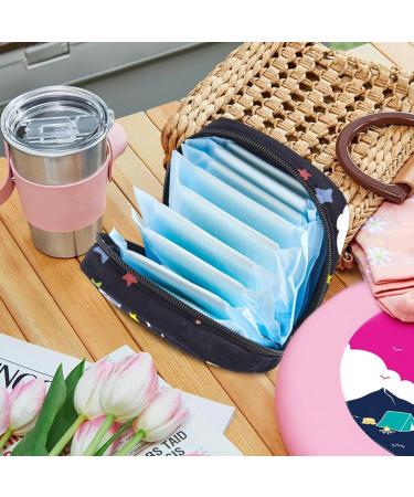 Cute Unicorn Storage Bags for Women's Bandages & Menstrual Products - Portable Holder for Tampons Panty Liners & More - Multicolored Design - Buy Online on GoSupps.com