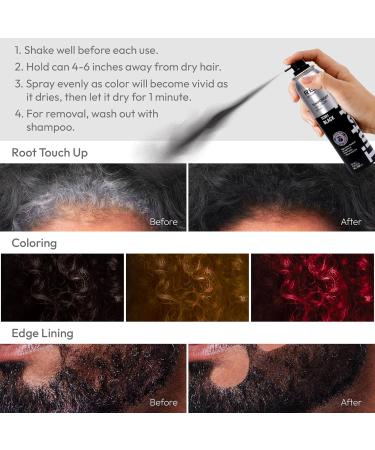 KISS Temporary Hair Color Spray Hair Dye One Day Instant Fast-Drying Washable Halloween Party DIY Cosplay Hair Accessory (Blue Moonlight) - Buy Online on GoSupps.com