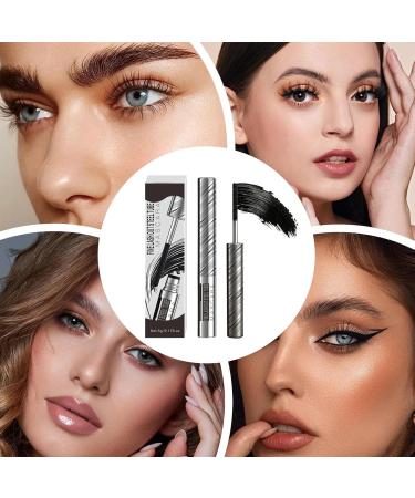 Curling Mascara | Waterproof and Long-Lasting Makeup - Intense Volume Black Mascara for Women - For Travel Parties Dates Work Special Events Weddings and Birthdays - Buy Online on GoSupps.com