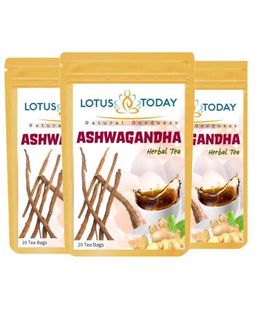 Premium Ashwagandha Tea: Unwind Rejuvenate Relax Night time Herbal Tea Blend