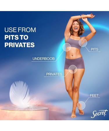 Secret Whole Body Deodorant Cream for Women Unscented Aluminum Free Deodorant Cream 72 HR Odor Protection 3.0 oz - Buy Online on GoSupps.com