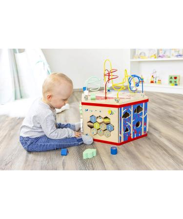 Small Foot Motor Cubes XL MOVE IT | FSC 100% Wood | 7 Motor Play Areas | Multi-Color | 11051 - Shop Now! - Buy Online on GoSupps.com