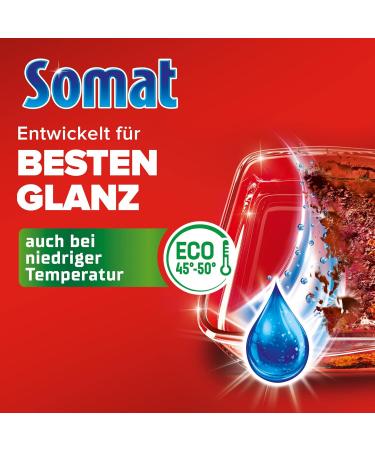 Buy Somat All in 1 Power Gel - 67 Rinsing Passages | Powerful Dishwashing Detergent for Sparkling Clean Dishes | Eco-Friendly & Low Temp Cleaning - Buy Online on GoSupps.com