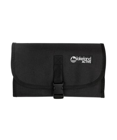 Lakeland Active Eskdale Fold Out Hanging Travel Toiletry Bag for Men & Women - Black