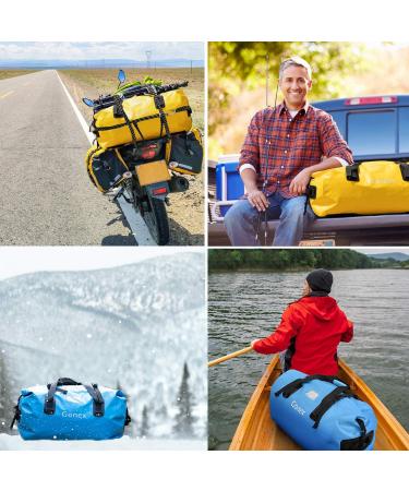 Gonex 60L 80L Extra Large Waterproof Duffle Travel Dry Duffel Bag Heavy Duty Bag with Durable Straps & Handles for Kayaking Paddleboarding Boating Rafting Fishing Gray 80L - Buy Online on GoSupps.com