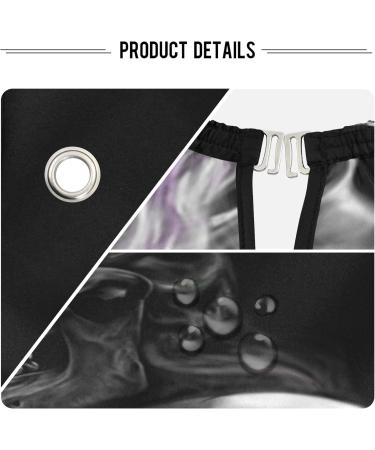 Three Skulls Barber Cape for Men and Women Adjustable Neckline Hair Cutting Kits Lightweight Waterproof Barber Apron Perfect for Salon & Home 55.1x64.9 inch - Buy Online on GoSupps.com