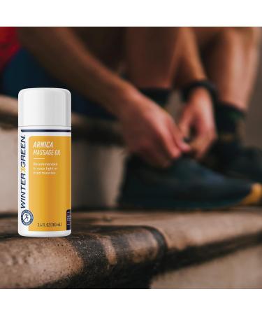 Wintergreen Arnica Massage Oil 500ml - Soothing Pain Relief | International Shipping - Buy Online on GoSupps.com