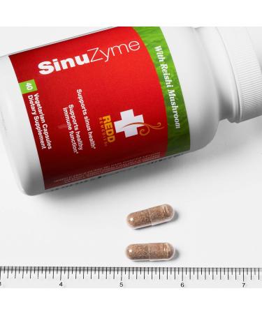 Redd Remedies SinuZyme 40 Capsules - Sinus and Immune Support - Buy Online on GoSupps.com