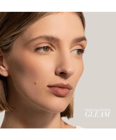 FITGLOW Beauty Lip Colour Serum | Hydrating Lip Gloss | Plumping Anti-Aging Lip Treatment | Natural Shine with Pomegranate Sterols & Collagen | Buildable Color for Dry Chapped Lips | Gleam - 10g Gleam - Beige Nude - Buy Online on GoSupps.com