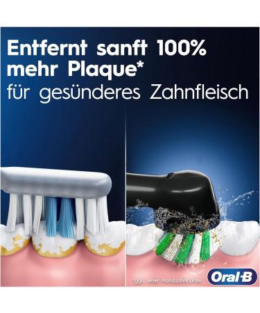 Oral-B Pro 3 3000 Electric Toothbrush with 2 Cross Action Brushes - 3 Modes & 360 Pressure Control | Ideal Gift for Men & Women - Blue - Buy Online on GoSupps.com