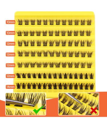 ALICE C19 DIY Cluster Lash Extension Kit | Natural Look | Strong Hold Bond | CC Curl False Eyelashes Tweezers - Buy Online on GoSupps.com