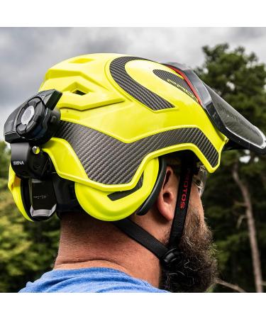 Protos GmbH Arborist Helmet - Hi-Viz Yellow & Carbon | Integrated Design - Buy Online on GoSupps.com