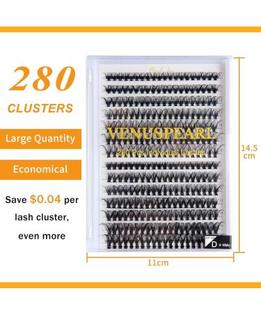 Buy Lash Clusters 0.07D-9-16MIX | Individual & DIY Eyelash Extensions - 280 Clusters for Stunning Looks - Buy Online on GoSupps.com