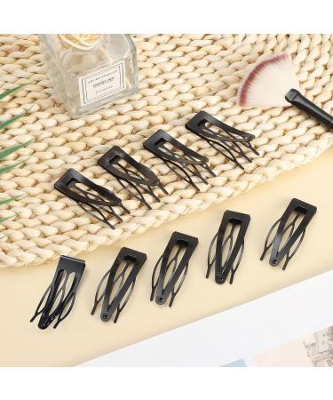 36 Pcs Double Grip Black Hair Barrettes | Nonslip Snap Hair Clips for Women & Girls - Salon Quality Metal Hair Accessories - Buy Online on GoSupps.com
