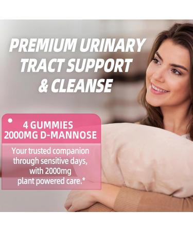 Joywiit D-Mannose Gummies 2000mg & Bee Pollen 1000mg Gummies - Buy Online on GoSupps.com