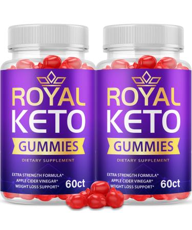 (2 Pack) Royal Keto Gummies Royal Keto Gummy Royal Keto ACV Gummies Advanced Strength Formula 1000mg of Apple Cider Vinegar Gummies Weight Shark Loss Tank Beet Root Juice Vitamin B (120 Gummies)