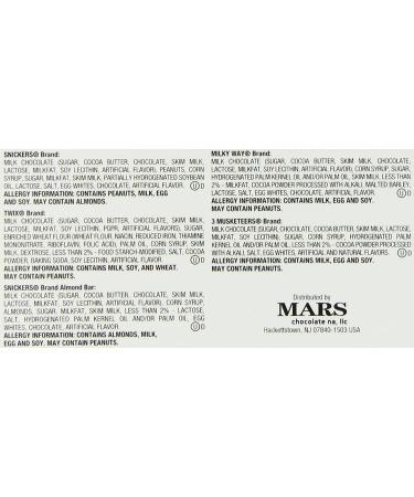M&M Mars Chocolate Bar Variety Pack 55oz - 30 Count | Assorted M&M Bars - Pack of 1 - Buy Online on GoSupps.com