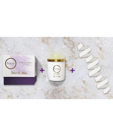 Stress No More | Premium Lilac Scented Candle | 12.3oz Natural Soy Wax | 50H Long Burn | Perfect Gift for Men & Women - International Shipping Available - Buy Online on GoSupps.com