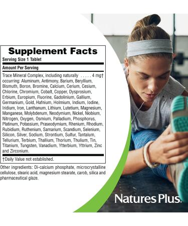 Nature's Plus Trace-Mins Multi-Trace Minerals 180 Tablets - Essential Mineral Support - Buy Online on GoSupps.com