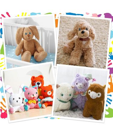 150pcs Large Safety Eyes for Amigurumi - DIY Puppets, Crafts, Stuffed Animals - Colorful Plastic Dolls Eyes for Crochet - Making Supplies - Buy Online on GoSupps.com