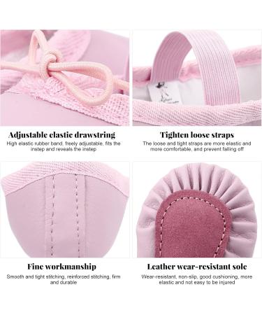 Kefiyis Pink Leather Ballet Shoes for Girls & Women - Perfect Dance Slippers (34 EU) - Buy Online on GoSupps.com