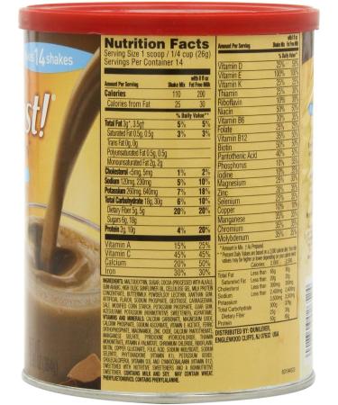 Slimfast Powder Milk Chocolate 12.83 oz - Weight Loss Shake Mix Keto Friendly International Shipping Available - Buy Online on GoSupps.com