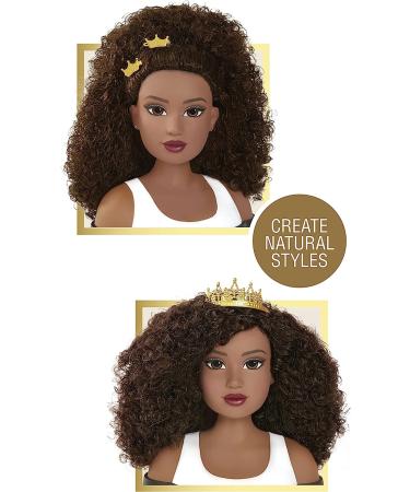 Naturalistas Dayna Deluxe Styling Head | 3C Textured Hair & 19 Accessories | Purpose Toys Development - Buy Online on GoSupps.com