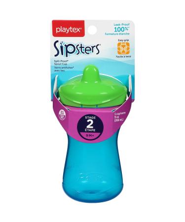 Playtex Sipsters Stage 2 Spout Sippy Cups - 9 oz | Leak-proof Design - Buy Online on GoSupps.com