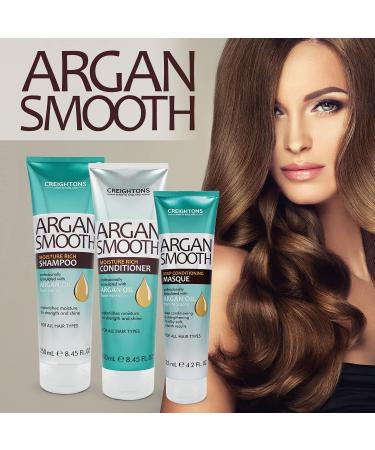 Argan Smooth Deep Conditioning Masque 125ml | Deep Conditioning & Strengthening for Silky Soft Hair | Suitable for All Hair Types - International Shipping Available - Buy Online on GoSupps.com