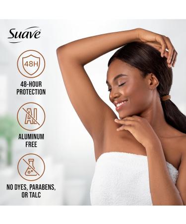Suave Aluminum-Free Deodorant Variety 2-Pack Coconut & Vanilla + Rose Petal & Jasmine 48H Odor Protection Free of Parabens Dyes & Talc 2.7 Oz Ea - Buy Online on GoSupps.com