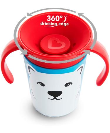 Munchkin Miracle 360 WildLove Trainer Cup - Polar Bear | 6 oz/177 ml - Buy Online on GoSupps.com