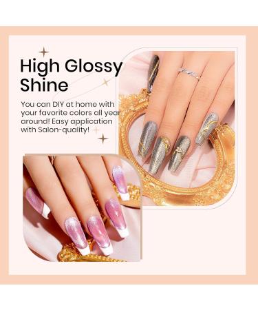 SUPWEE Magnetic Gel Nail Polish 9D Cat Eye Gel Polish Set 12 Colors Holographic Glitter Cateye Nail Gel Polish with Magnet Soak Off UV Gel Nail Art Manicure Salon 147 - Buy Online on GoSupps.com