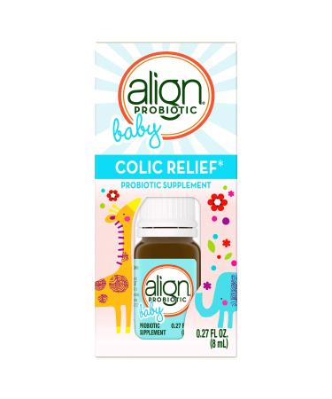 Align Baby and Infant Probiotic Drops, No.1 Doctor Recommended Brand, Immune Support, 25 Doses of Colic Relief, Gently Soothe Fussiness and Crying
