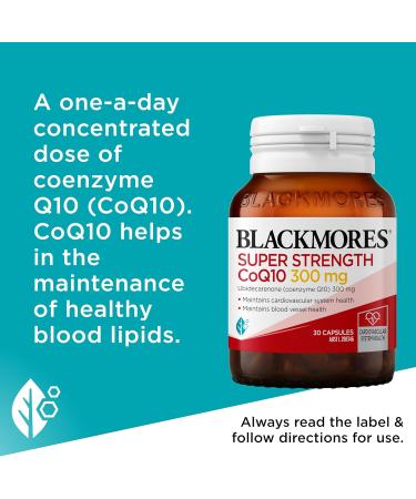 Blackmores Super Strength CoQ10 300mg 30 Tablets - Buy Online on GoSupps.com