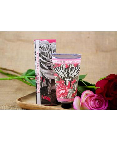 The English Soap Company Royal Botanical Gardens Kew Hand Cream Rose Hand Cream Moisturising Hand Cream for Men and Women Summer Rose Scent 75ml - Buy Online on GoSupps.com