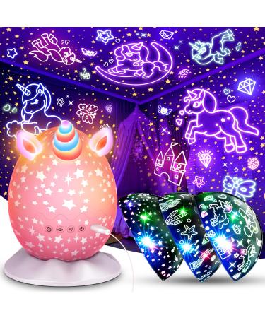 Tragik Unicorn Unicorn Gifts for Girls Unicorn Night Light Projector Unicorn Toys for 3-12 Year Olds Girls Toys Age 2 3 4 5 6 Year Olds Girls Gifts for 3-12 Year Olds Girls Autism Sensory Lights Toys