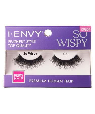 Kiss I Envy So Wispy 02 Lashes Black