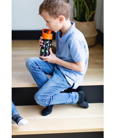 Simple Modern Baby Shark Kids Water Bottle with Straw | Insulated Stainless Steel Tumbler | Summit Collection 14oz for Toddlers - Boys & Girls - Buy Online on GoSupps.com