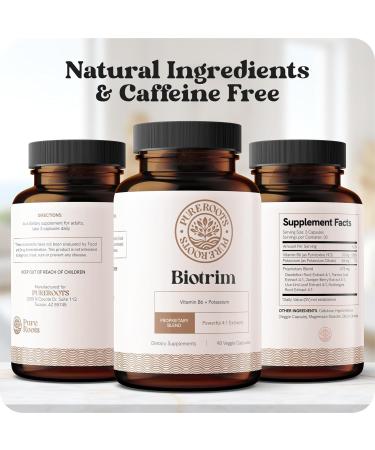Caffeine-Free Water Pills for Swollen Legs & Feet | Natural Diuretics for Water Retention | Biotrim with Dandelion Root - Buy Online on GoSupps.com