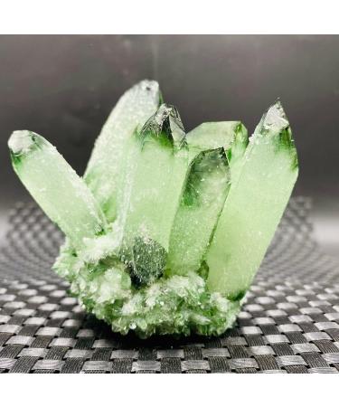 Natural Green Ghost Ghost Quartz Crystal Cluster Rock Beautiful Crystal Crystal Cluster (Color : 400-450g) - Buy Online on GoSupps.com