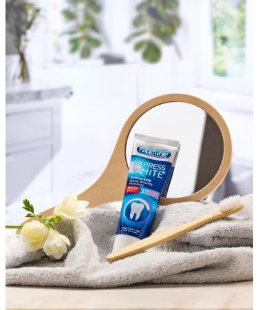 Rapid White Toothpaste - Express White | Brighten Teeth Up to 3 Shades | Enamel Strengthening & Cavity Protection | Mint Flavor | 75 ml - Buy Online on GoSupps.com