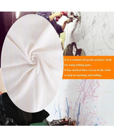Consfly Primary Tufting Cloth 79x157 - Rug Punch Needle Fabric with Marked Lines for Carpet Tufting Gun - 2mx4m - Buy Online on GoSupps.com