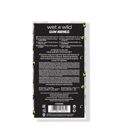 Buy Wet n Wild Scooby Doo Collection Glow Madness - 3-Piece UV Glow Face & Body Crayon Set | International Shipping - Buy Online on GoSupps.com