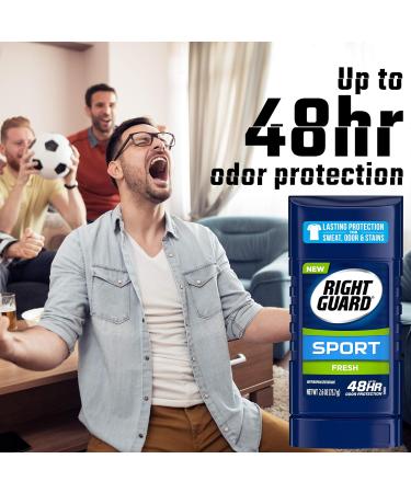 Buy Right Guard Sport Deodorant - Fresh Scent 2 Pack | 24 Hour Protection Invisible Solid Sweat & Odor Blockers - International Shipping Available - Buy Online on GoSupps.com