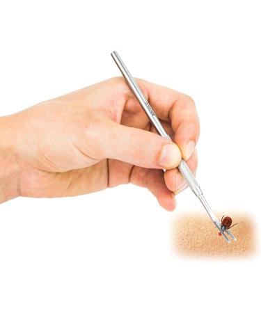 Socialic Tick Pliers + Double Tick Tweezers Set - stainless steel Tick Remover | tick removal kit for humans dogs and cats tweezer set - Buy Online on GoSupps.com